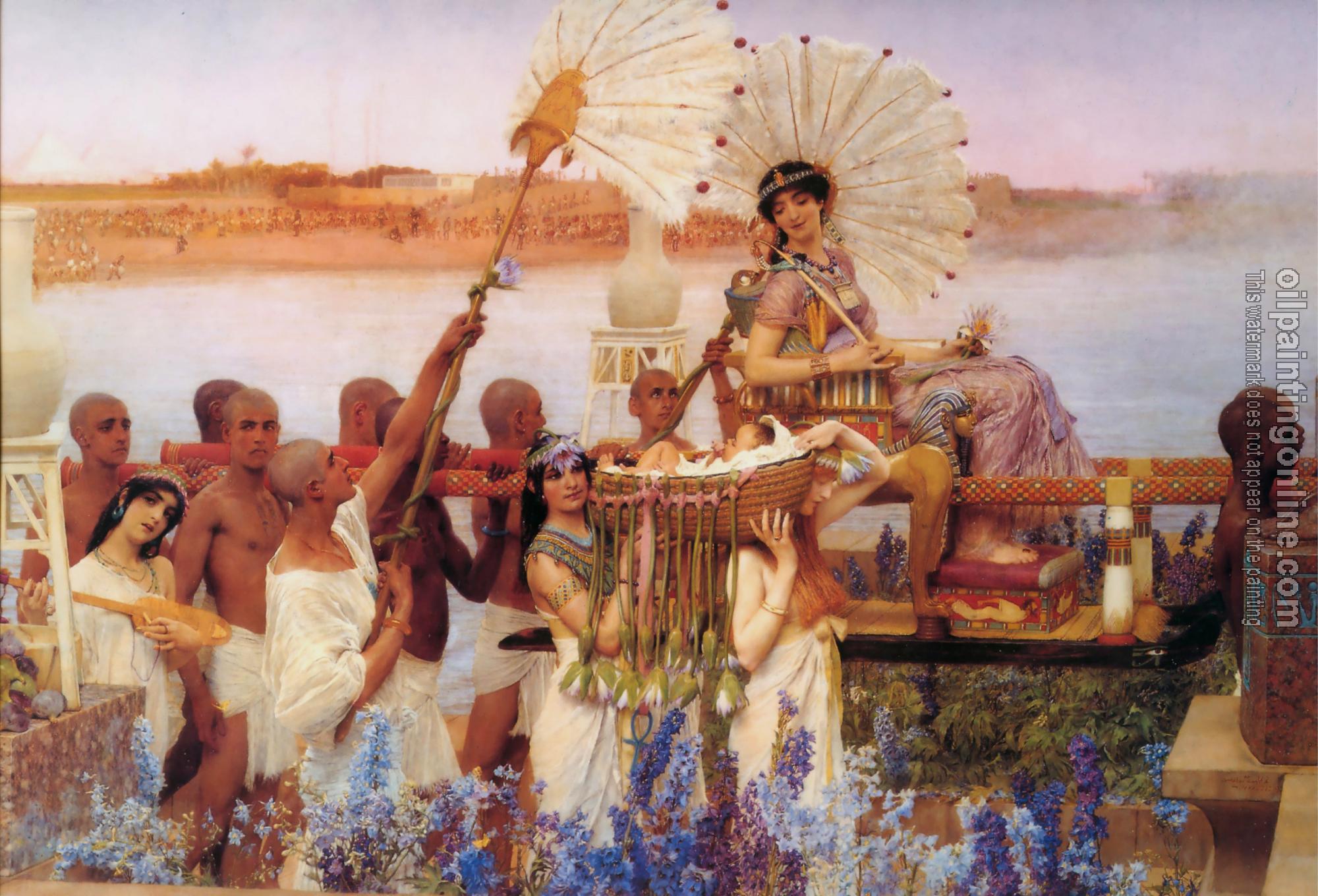 Alma-Tadema, Sir Lawrence - The Finding of Moses